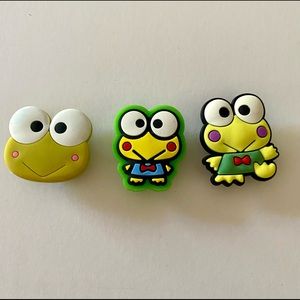 Frog Shoe charm set